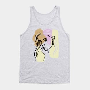 Line art Tank Top